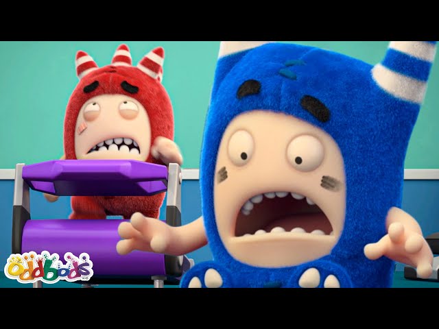 Treadmill TROUBLE!  | NEW! | Best Oddbods Full Episodes | Funny Cartoons for Kids