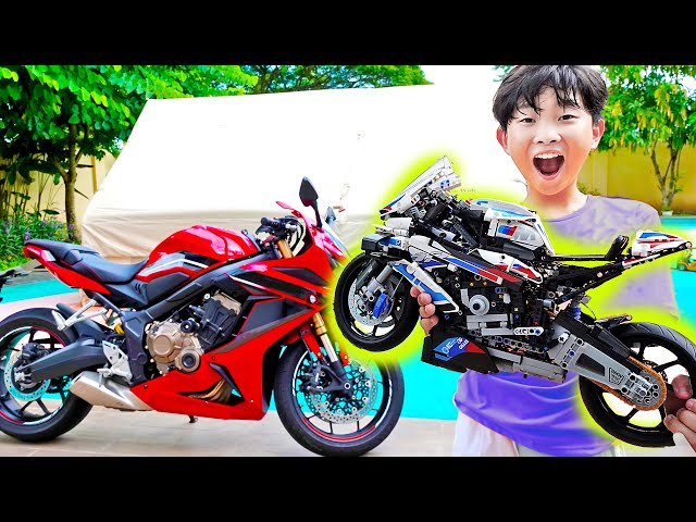 [1 Hour] Yejun Car Toy Assembly with Build Lego Technic Bike Toy for Kids