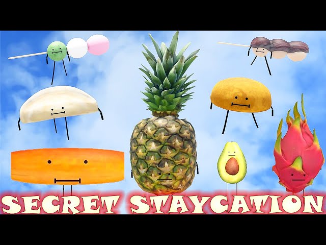 SECRET STAYCATION *How to get ALL 8 NEW Food Skins and Badges* Roblox