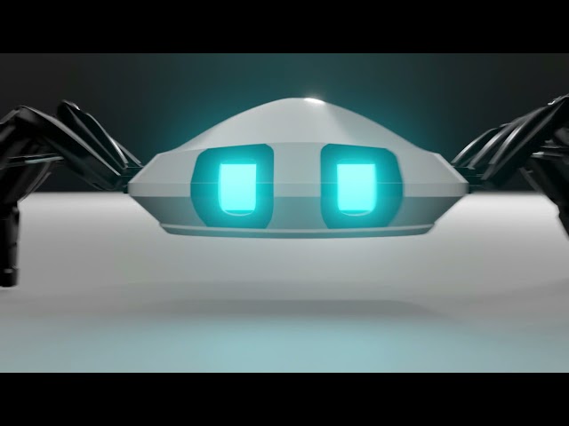 Blender animation | Spiro-bot | Rendered in Eevee.