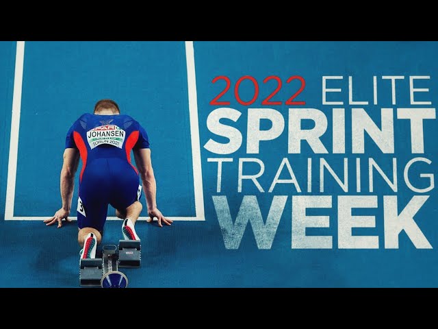 2022 Elite Sprint Training Week