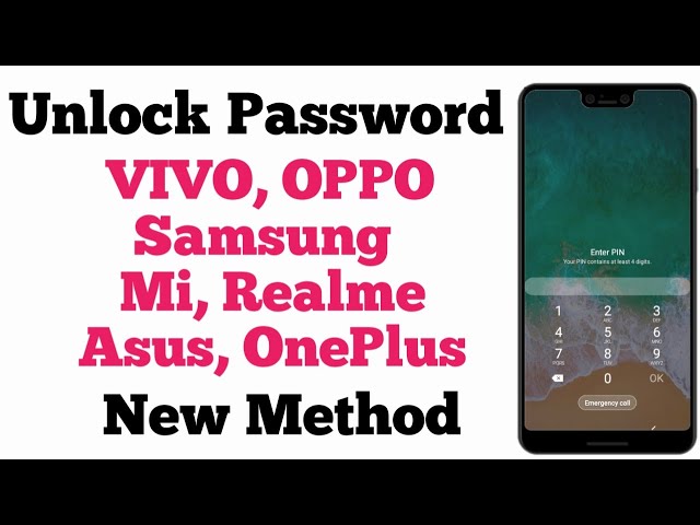Unlock Password All Android Mobile | How To Remove Password | New Method 2020