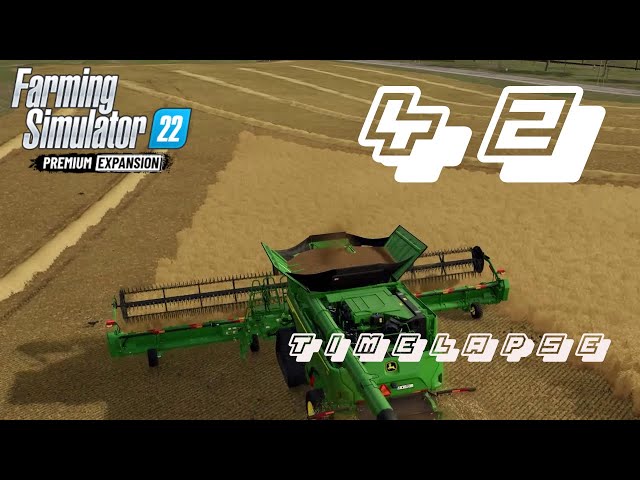 Cosechamos Trigo  y dejamos la paja preparada para hacer pacas | Farming Simulator 22 #42