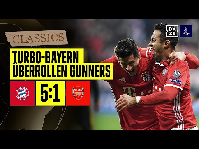 Bayrische Machtdemonstration: FC Bayern - FC Arsenal 5:1 | UEFA Champions League | Classics | DAZN