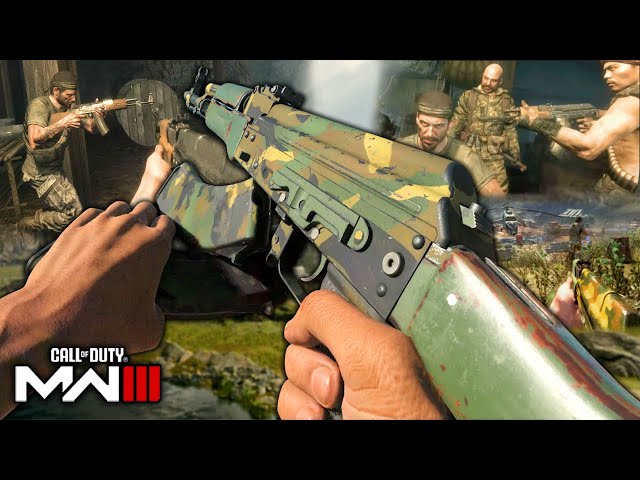 Mason's & Viet Cong AK-47 & Olympia from Black Ops Payback - Modern Warfare 3 Multiplayer Gameplay