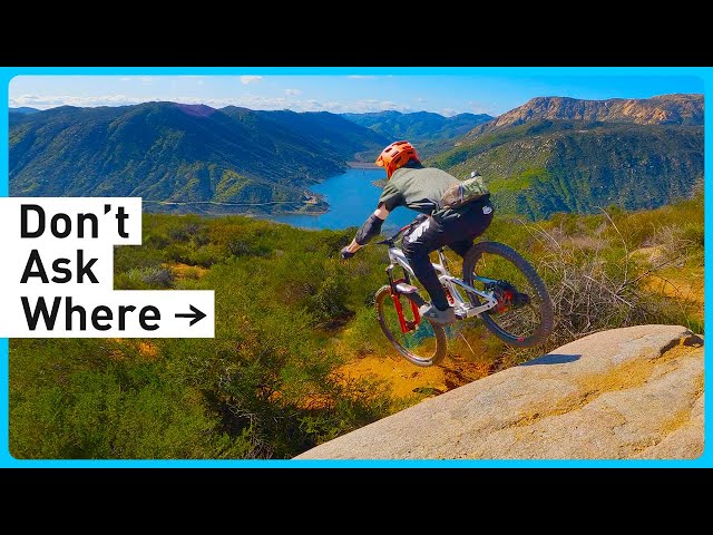 Don't ask where this MTB spot is, but GO ride Anderson Truck Trail!