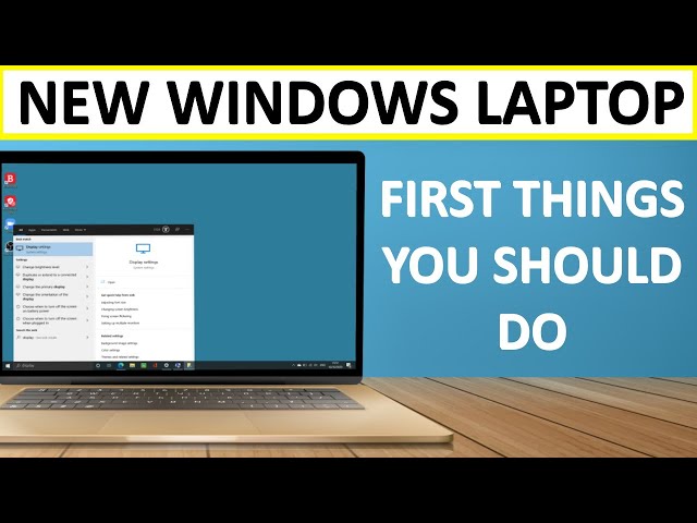 First Things You Should Do With A New Windows 10 Laptop | USEFUL TIPS |  Full Tutorial