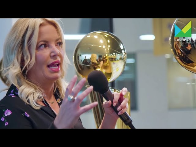 Kai Ryssdal tours The Lakers' facility with Jeanie Buss