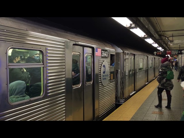 MTA New York City Subway: R32 (Q) at Canal St (Final Farewell trip)