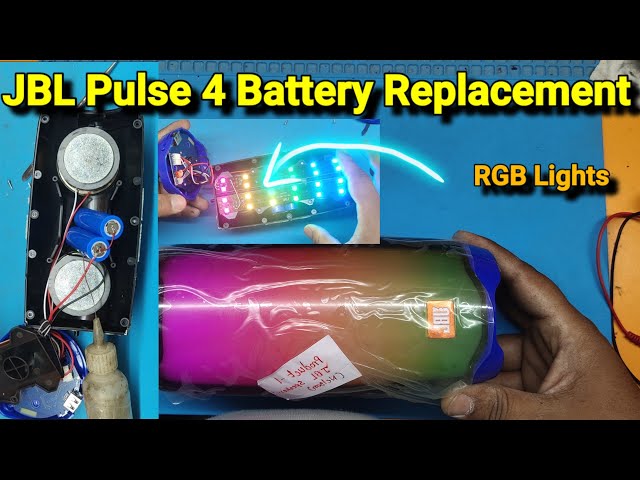 Fake JBL Pulse 4 Disassembly And (3.7 Volt 18650) Battery Replacement