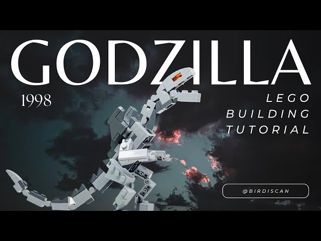 LEGO Godzilla 1998 Custom Build Tutorial