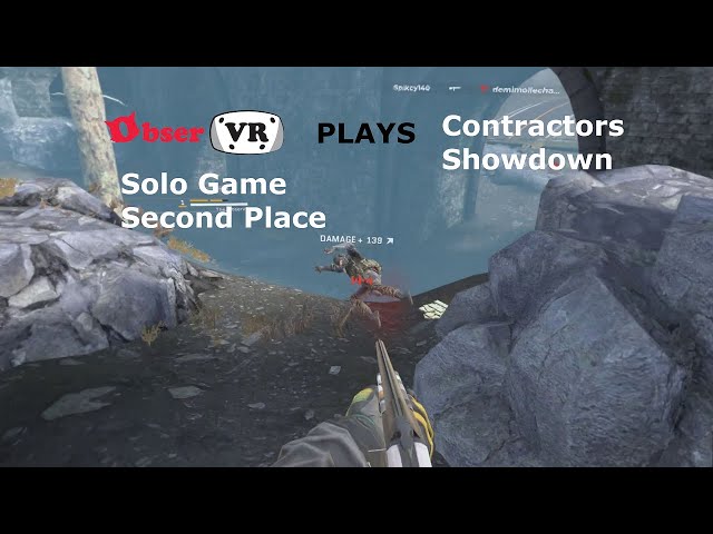Solo Second place, Contractors Showdown, Quest 3