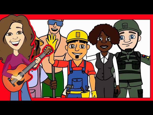 Jobs song, children song My Neighborhood (Official Video) Learn Occupations | Jobs song for kids