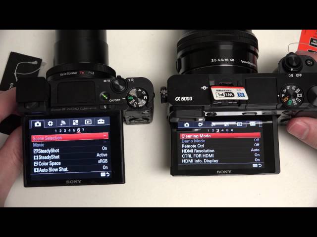 Sony Cyber-shot DSC-RX100M3 vs Alpha A6000