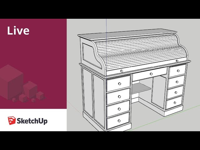 SketchUp Live Modeling Furniture