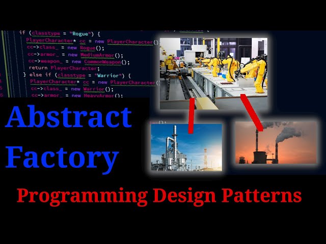 The Abstract Factory - Programming Design Patterns - Ep 3 - C++ Coding