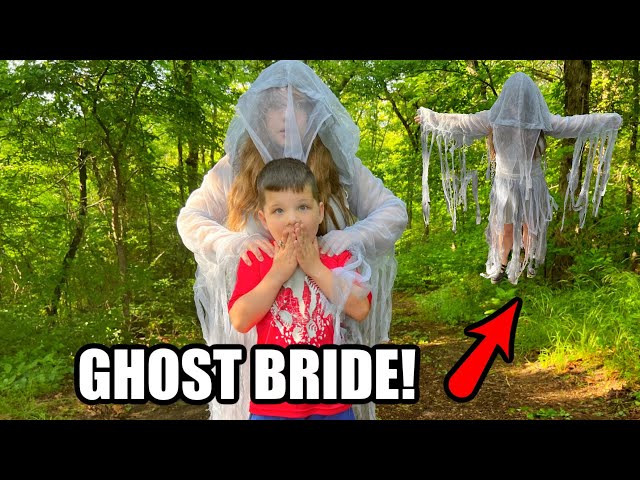 GHOST BRIDE in OUR HOUSE!! SOMETHING IS WRONG WITH AUBREY! The LEGEND of the GHOST BRIDE 😵