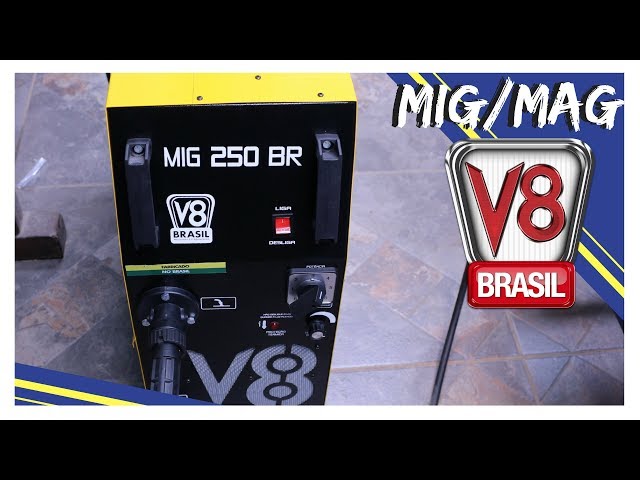 SOLDA MIG MAG 250 V8 BRASIL