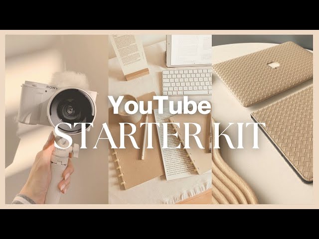 Starter Kit for New YouTubers 2024 (Gear, Software, & Strategies)