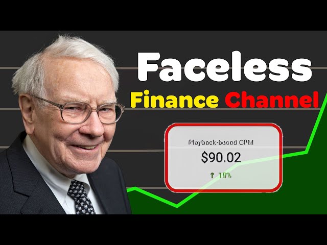How to make finance videos on YouTube without face!