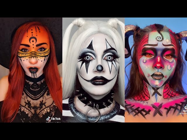 Halloween Makeup Transformation 🔥👻