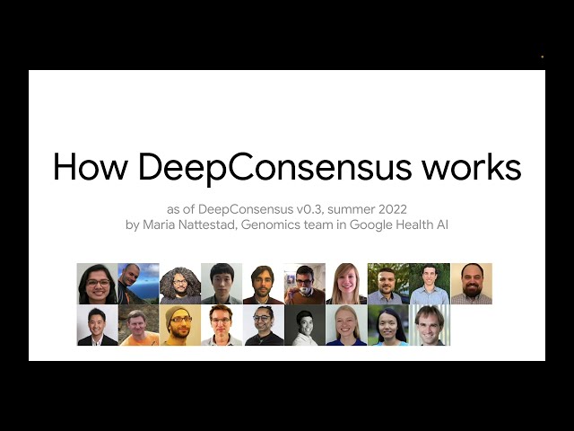 How DeepConsensus works