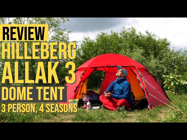 HILLEBERG ALLAK 3 REVIEW | 3 PERSON 4 SEASON DOME TENT | YOU WANT IT!