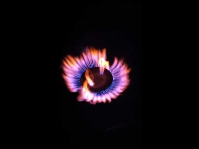 Gasification blue flame burner head - Wood Gas