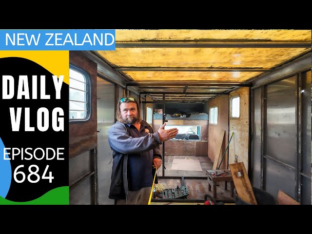 Demolition complete! Figuring out the DIY build! [Life in New Zealand Daily Vlog #684]