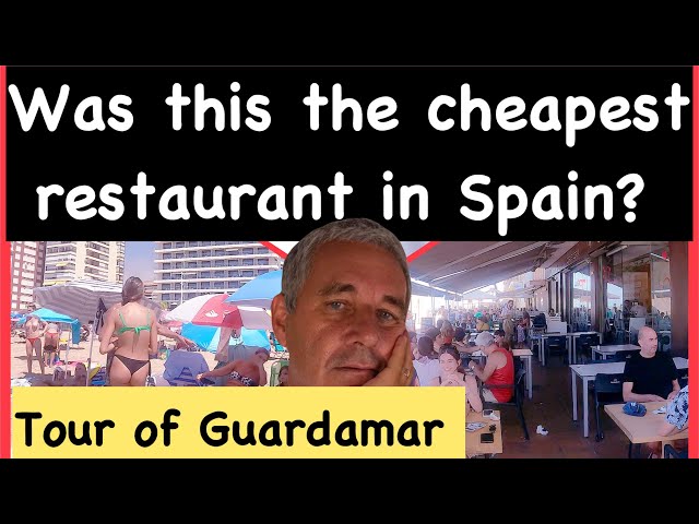 Cheapest Spanish restaurant in Guardamar del segura alicante costa blanca spain