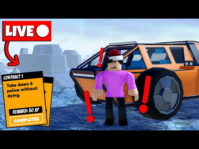 🔴 Jailbreak OIL RIG ROBBERY! Season Pass GIVEAWAY! | Roblox LIVE!