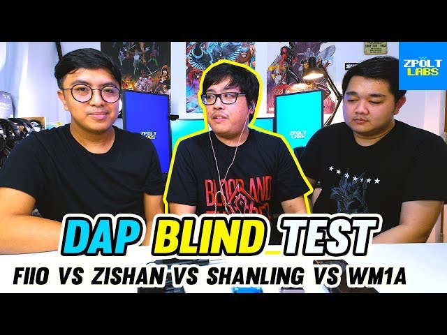 DAP *BLIND TEST*! - Zishan Z1 vs WM1a vs Fiio Q1 ii vs Shanling M0 🔥