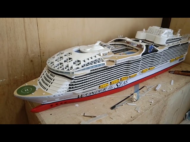 Homemade build Wonder of the Seas in Progress 97 percent. #craft  #follow