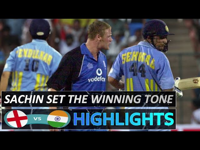 Sachin Tendulkar's explosive batting display sets the tone for India's win, taking them to 2-1 lead