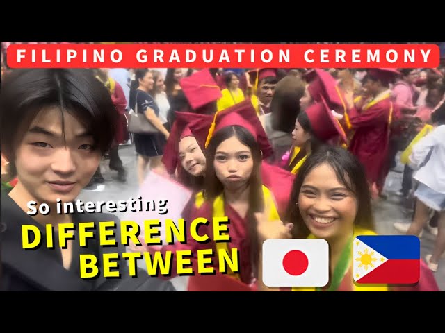 I joined a Filipino graduation ceremony in Cebu / The difference between Japanese and Filipino