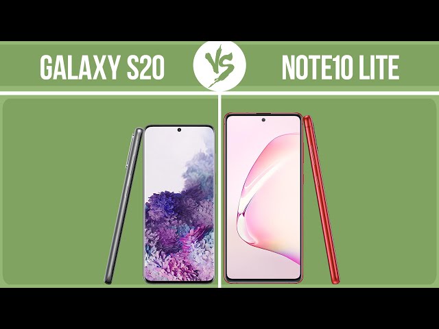 Samsung Galaxy S20 vs Samsung Galaxy Note10 Lite ✔️