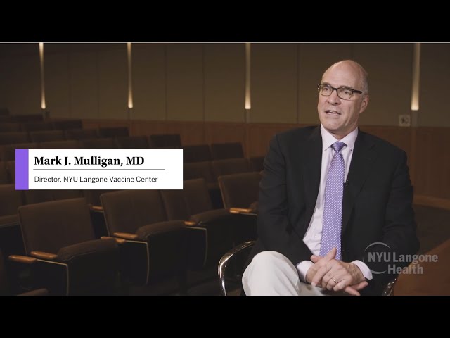 Dr. Mark J. Mulligan Discusses the Vaccine Center’s Goals