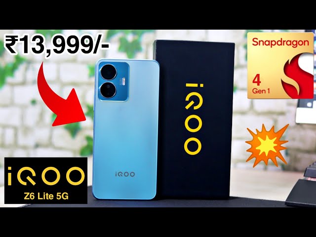 iQOO Z6 Lite 5G Best Budget Gaming Smartphone | Snapdragon 4 Gen 1 Processor | 120 Hz Reference Rate