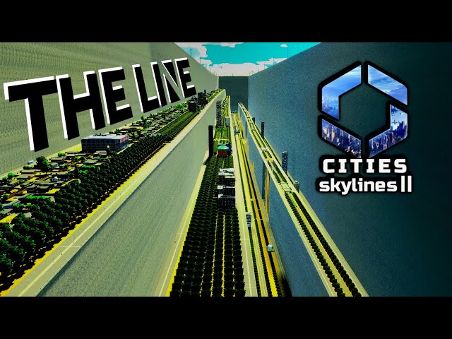 Kann ich THE LINE bauen in Cities: Skylines 2 ? ( German Gameplay )