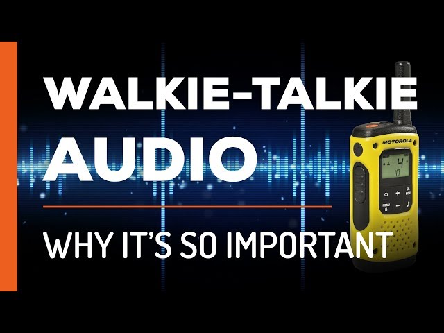 Walkie-Talkie Mic Test - Why Audio Quality is so Important