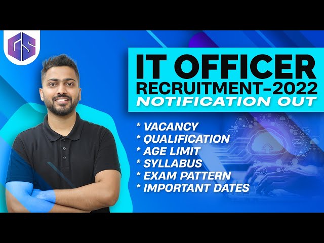 IT Officer 👮‍♂️👮‍♀️ Recruitment | IT OFFICER course launched