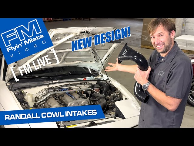 NEW! FM Cowl COLD air Intakes For NA/NB Miatas (FM Live 11-30-23)