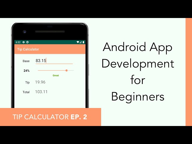 Tip Calculator Ep 2: ConstraintLayout - Android App Tutorial for Beginners