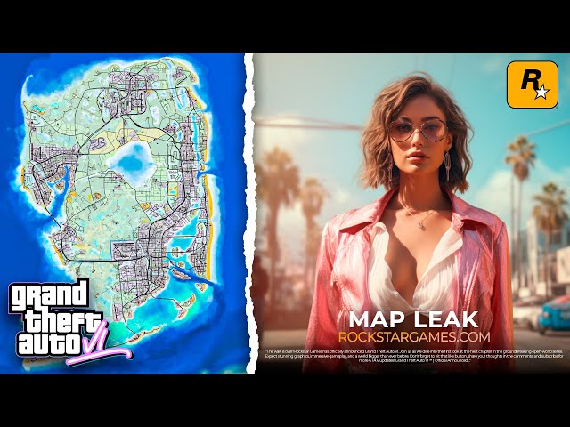 GTA 6 Map LEAKED! It's HUGE! (Size, Number of Cities AND More!)