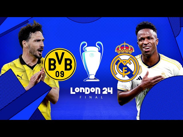 🔴[LIVE] Borussia Dortmund vs Real Madrid | UEFA Champions League 2024 | FINAL | Match LIVE Today!