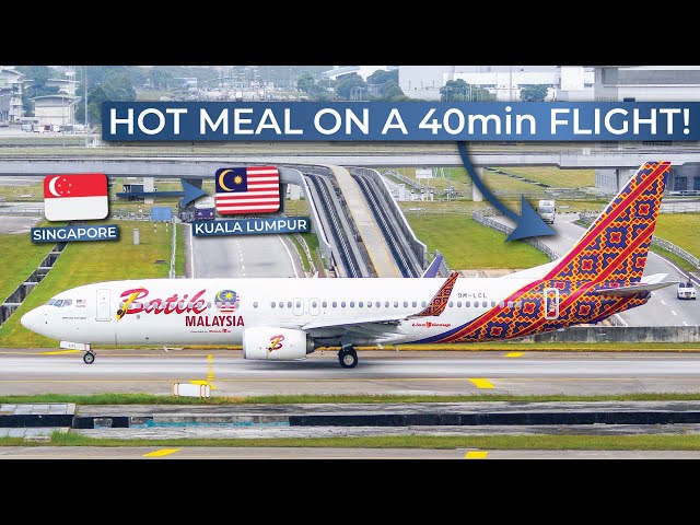 TRIPREPORT | Batik Air Malaysia (ECONOMY) | Singapore - Kuala Lumpur | Boeing 737-800