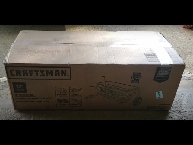 Craftsman (Agri-Fab) Spiker Aerator Drop Spreader - Assembly & Review