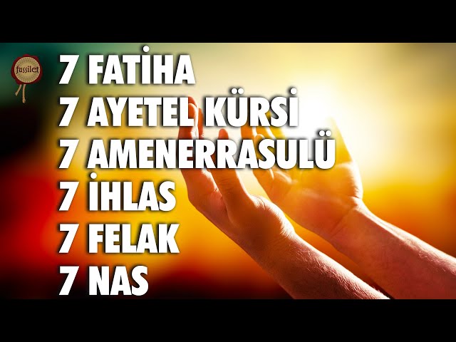 7 Fatiha 7 Ayetel Kürsi 7 Amenerrasulü 7 İhlas 7 Felak 7 Nas Kur'an-ı Kerim Rukye - Wadhah Al Hamody