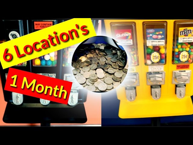 How Much I Made In My Vending Machine Business In 1 Month (6 Locations)