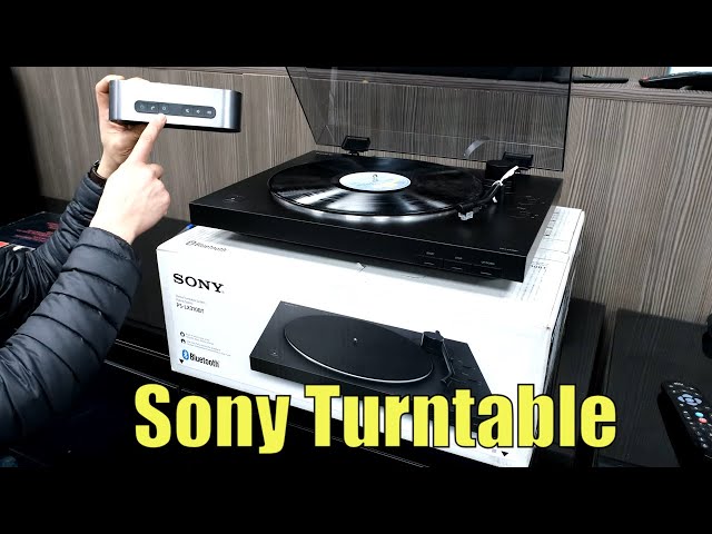 Sony Bluetooth Pre-Amp Turntable PS-LX310BT  Unboxing assembly and review test